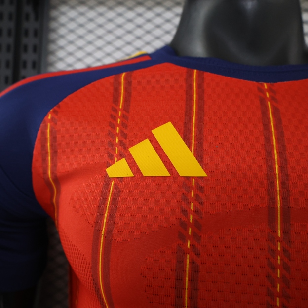 2026 Player Version Spain National Team Two-Star Home Soccer Jersey