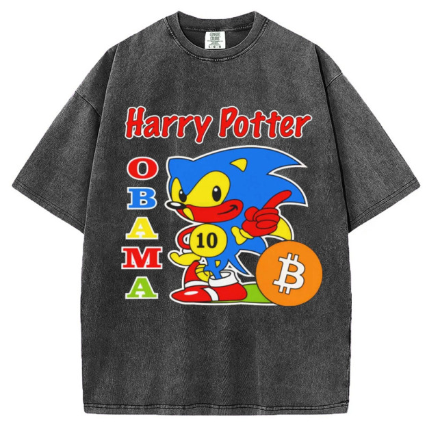 Harry Potter Obama Sonic Bitcoin T-shirt/Sweatshirt