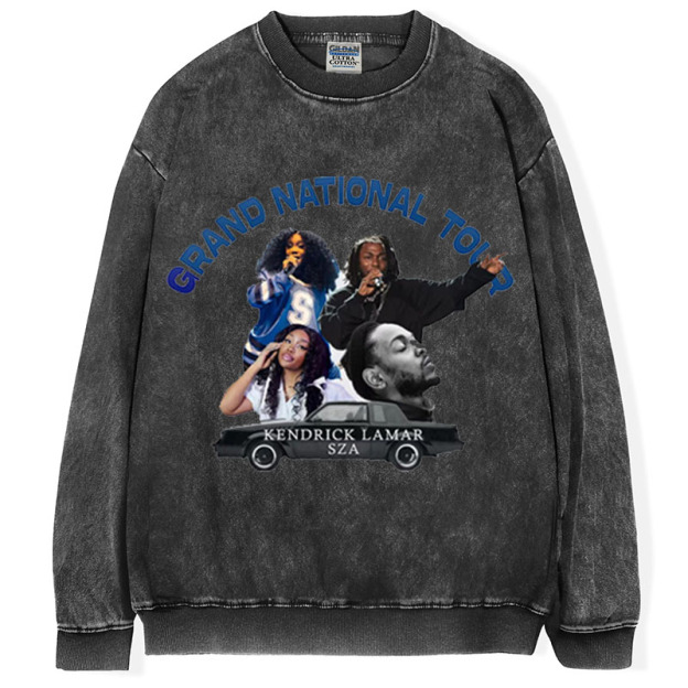 Kendrick Lamar & Sza Grand National Tour T-Shirt, Concert Sweatshirt