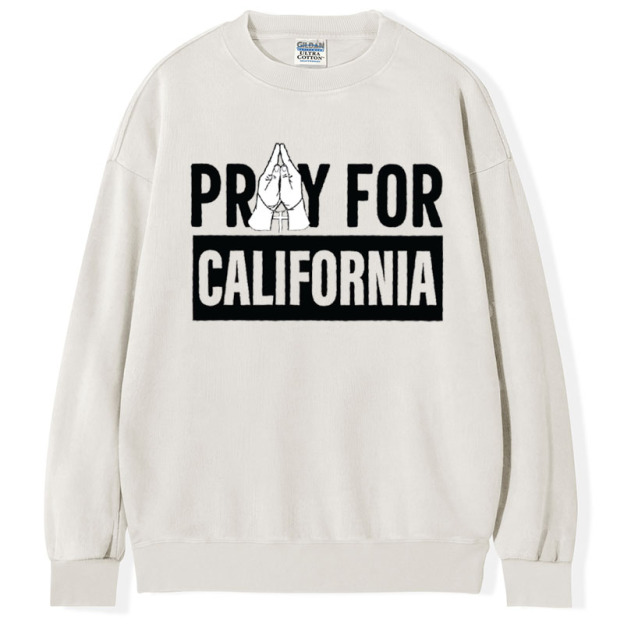 Pray For California Sweatshirt, Support LA Firefighters Shirt