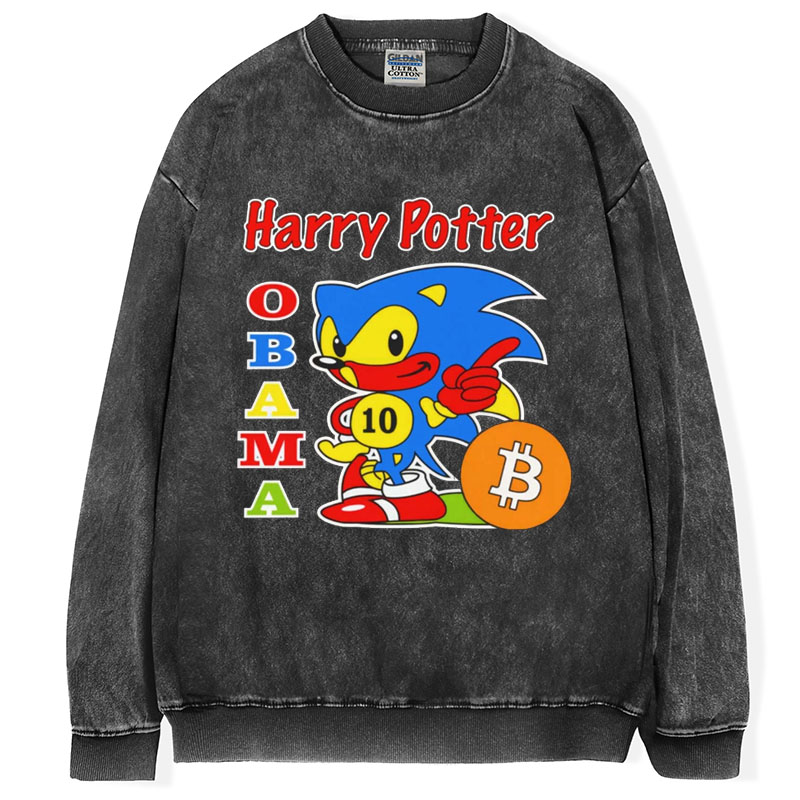 Harry Potter Obama Sonic Bitcoin T-shirt/Sweatshirt