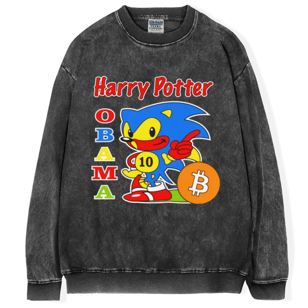 Harry Potter Obama Sonic Bitcoin T-shirt/Sweatshirt
