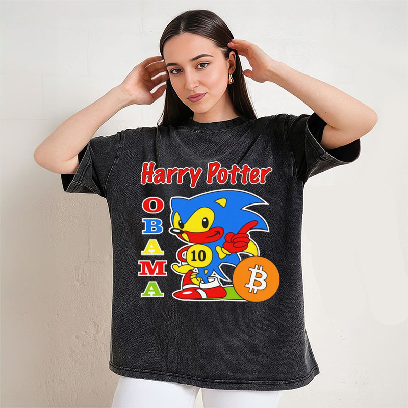 Harry Potter Obama Sonic Bitcoin T-shirt/Sweatshirt
