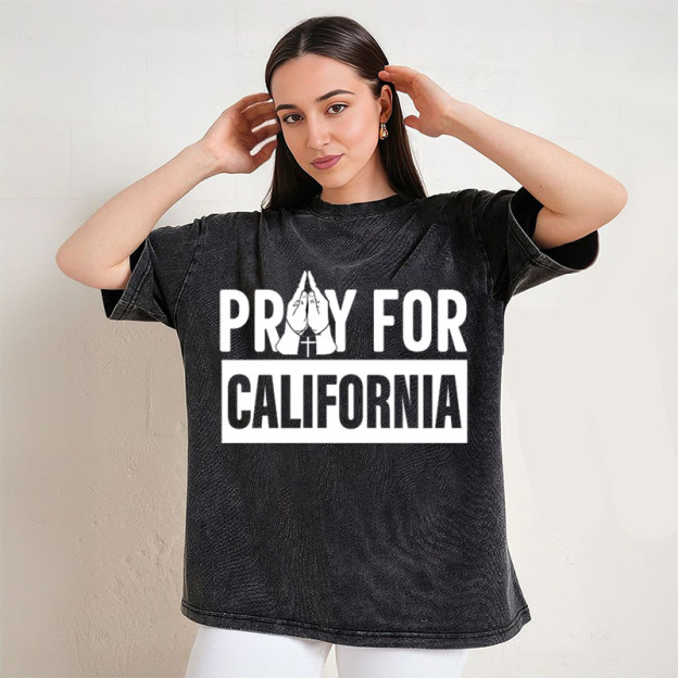 Pray For California Sweatshirt, Support LA Firefighters Shirt