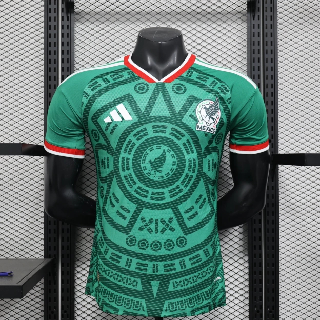 Raúl 2026 Player Version Mexico National Team Home Soccer Jersey