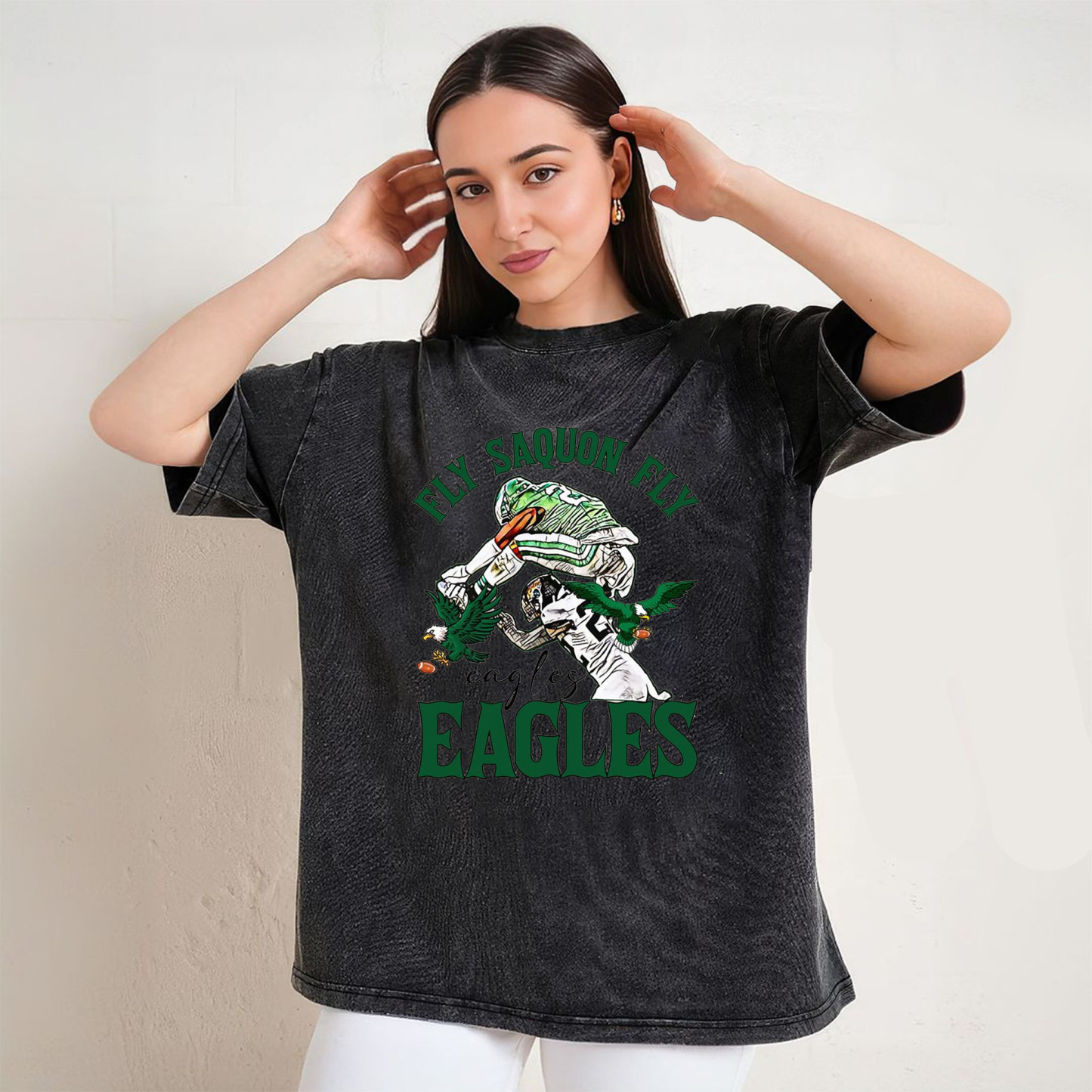 Saquon Barkley Hurdle Backwards Jump T-Shirt/Sweatshirt