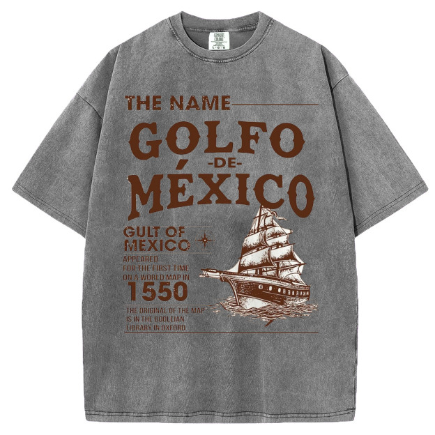 Gulf of Mexico Name Origin 1550 T-shirt/Sweatshirt