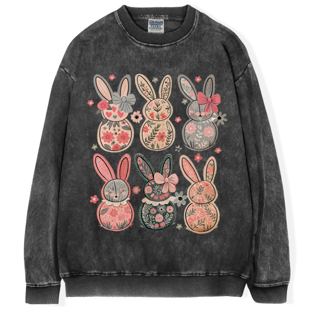 Coquette Easter Bunny Floral T-shirt/Sweatshirt