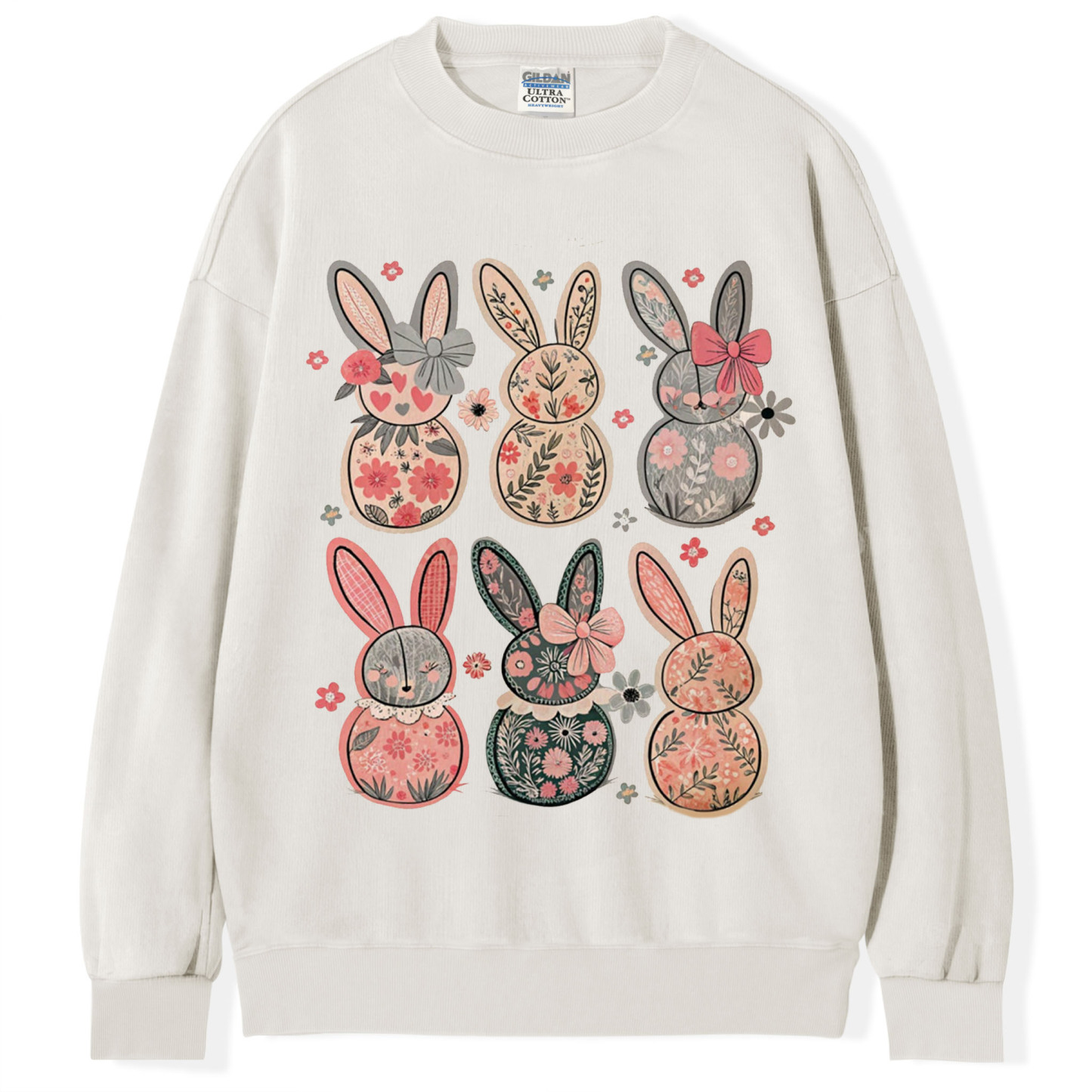 Coquette Easter Bunny Floral T-shirt/Sweatshirt