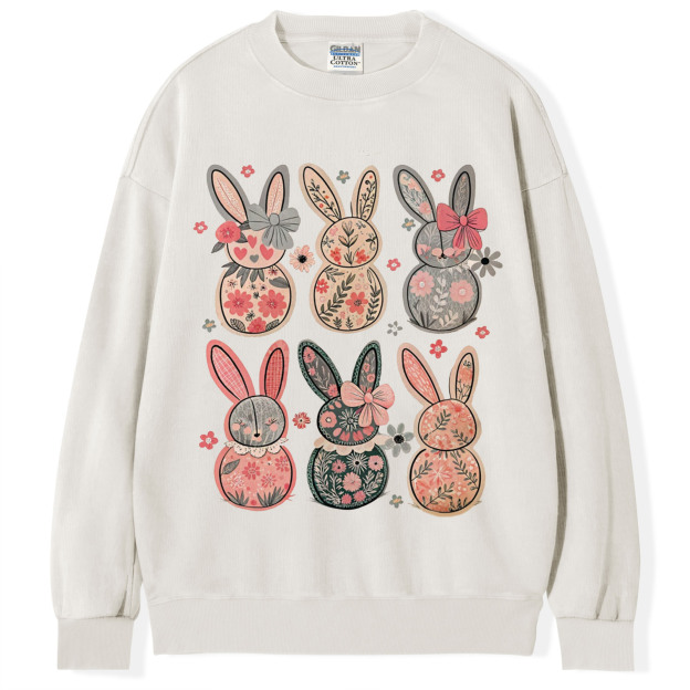 Coquette Easter Bunny Floral T-shirt/Sweatshirt