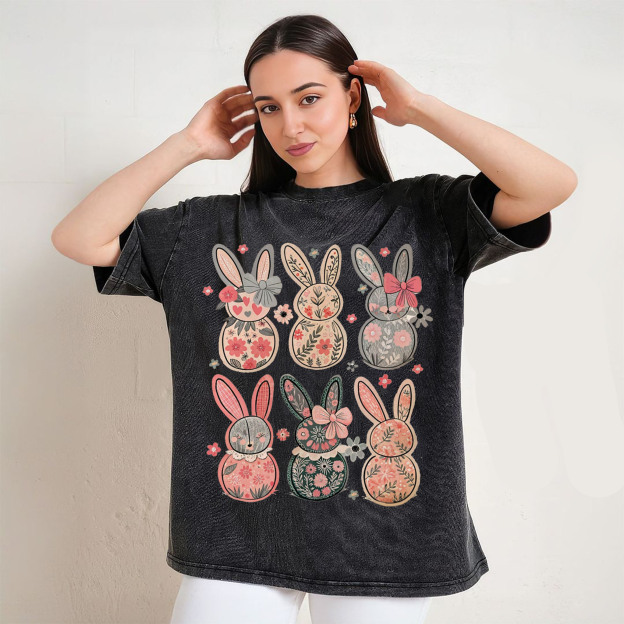 Coquette Easter Bunny Floral T-shirt/Sweatshirt