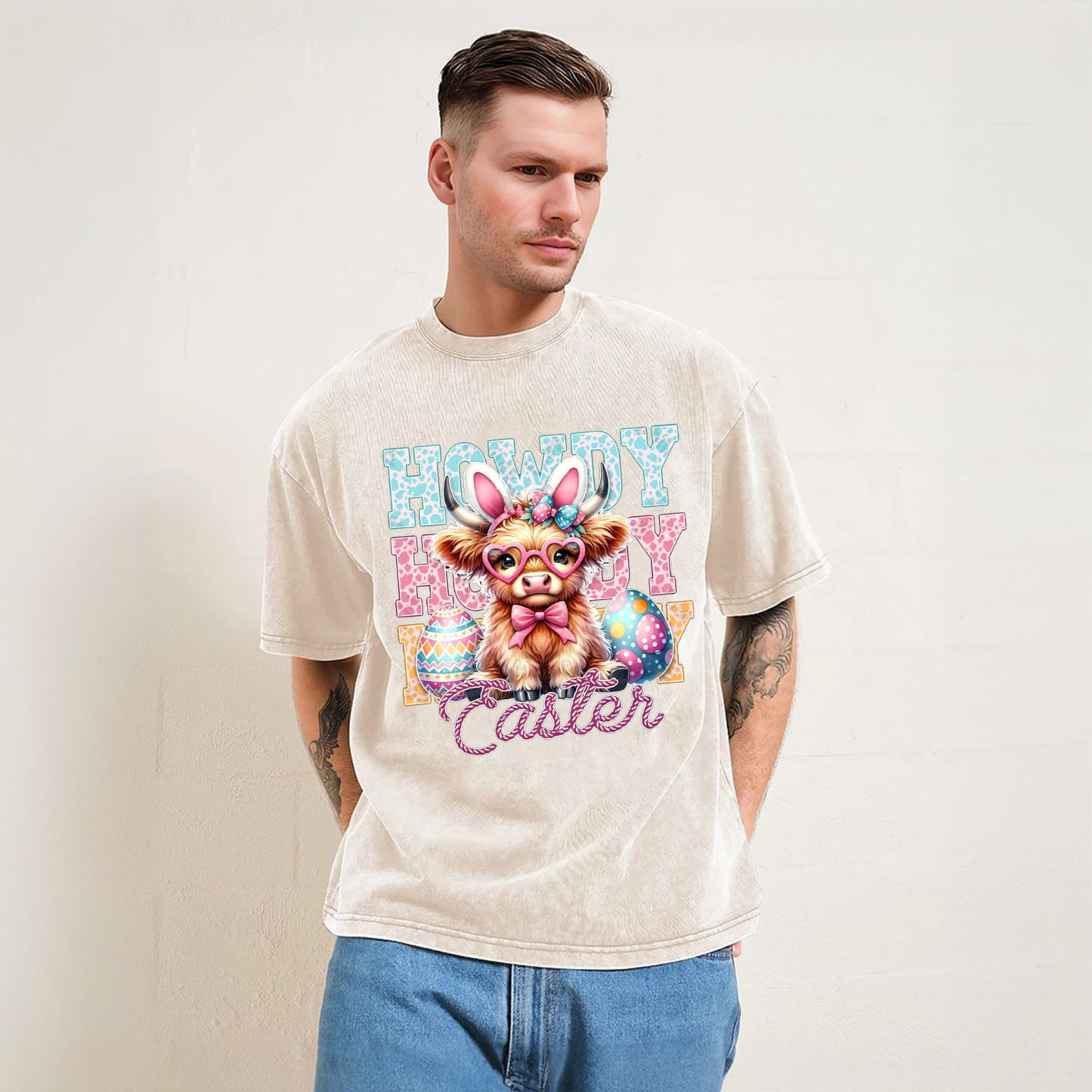 Easter Teacher Cute Coquette Bow Bunny T-shirt/Sweatshirt