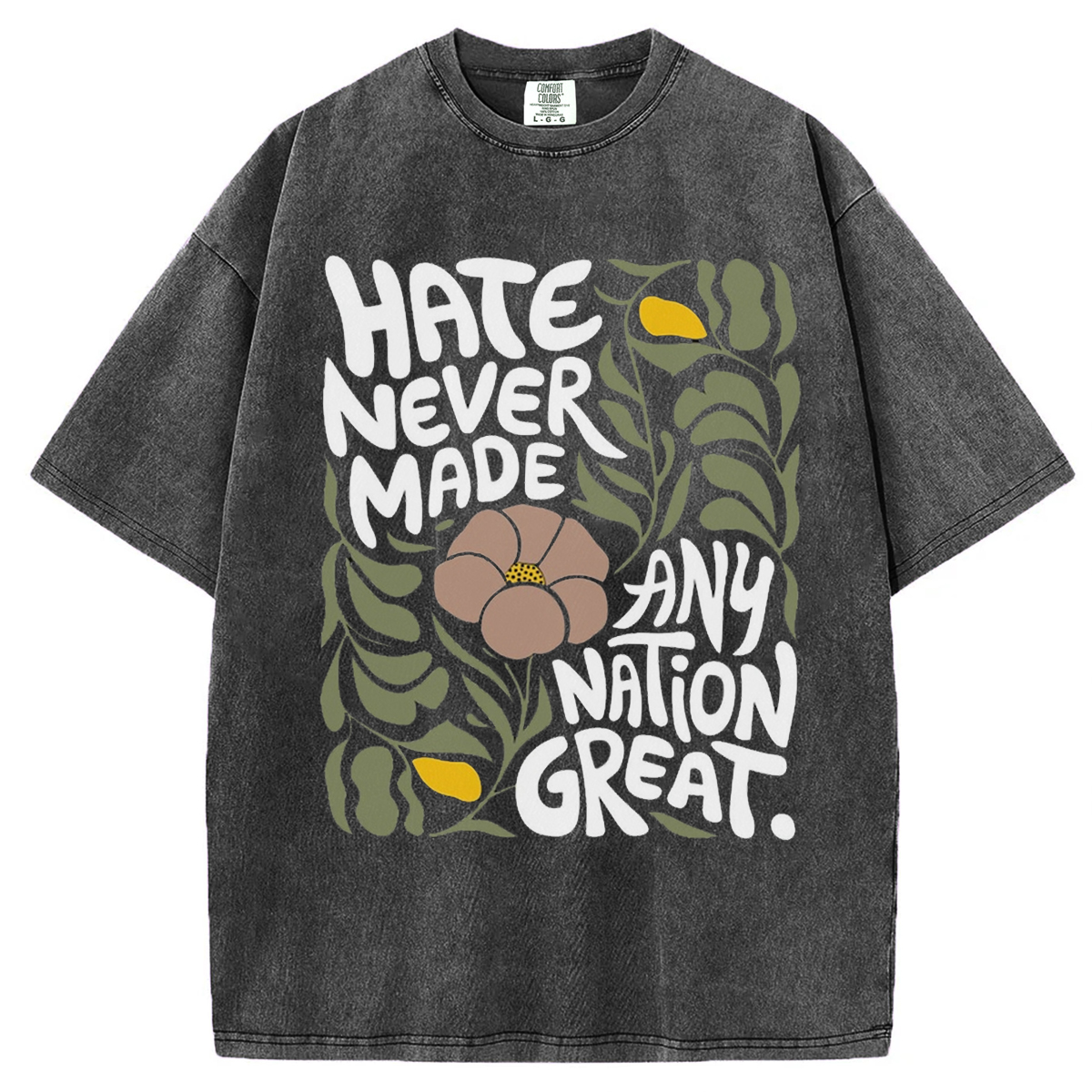 Comfort Colors Trendy Floral T-shirt