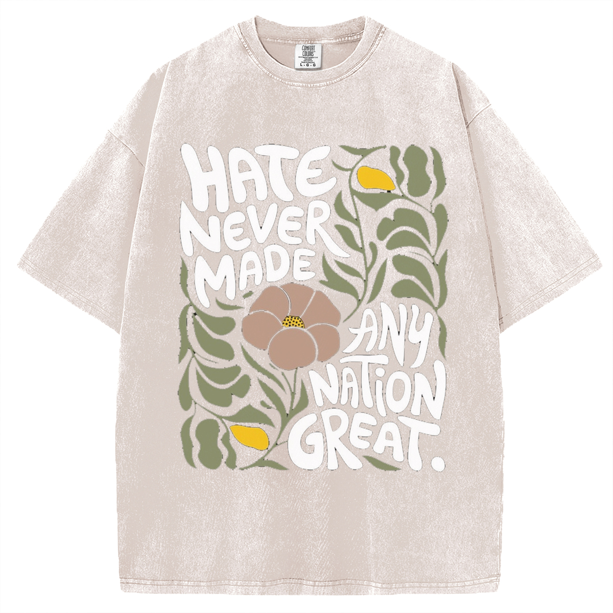 Comfort Colors Trendy Floral T-shirt