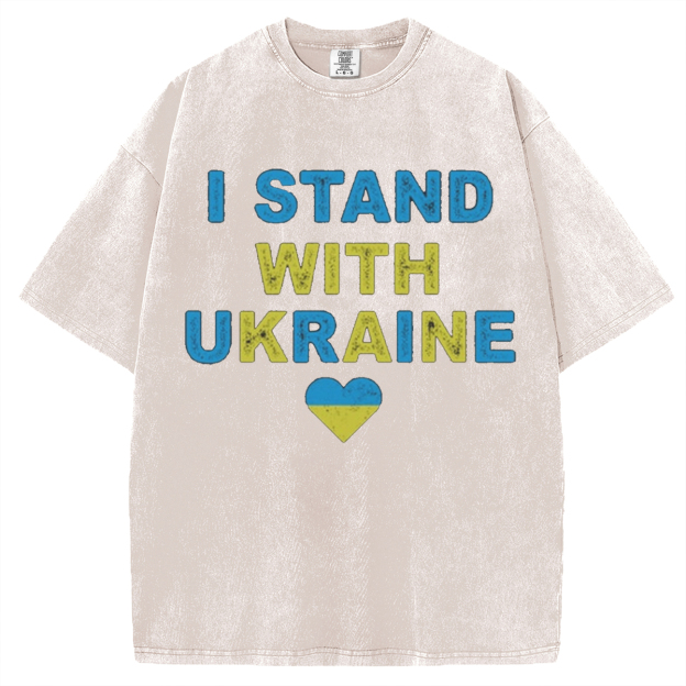 Comfort Colors I Stand With Ukraine T-shirt