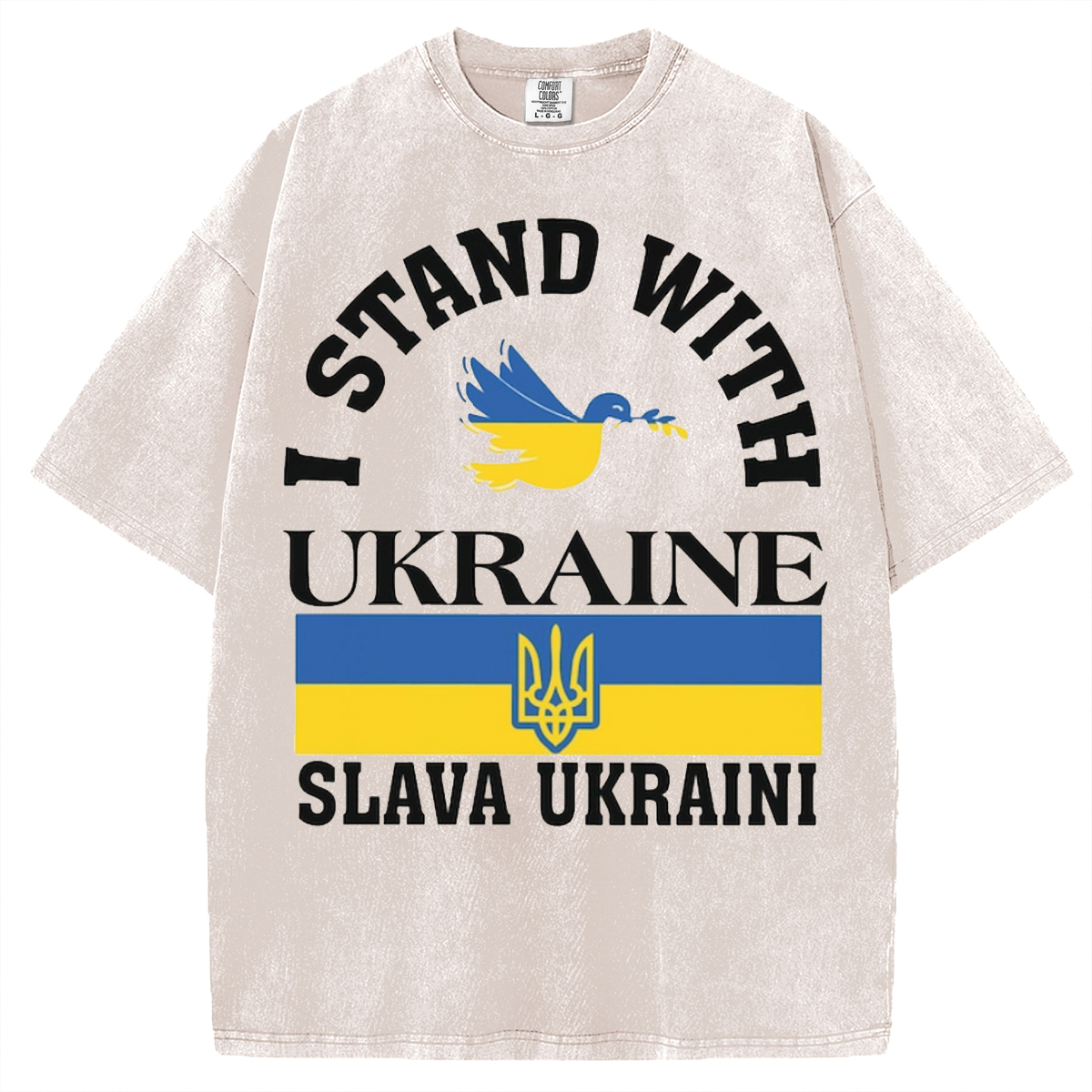 Comfort Colors I Stand With Ukraine T-shirt