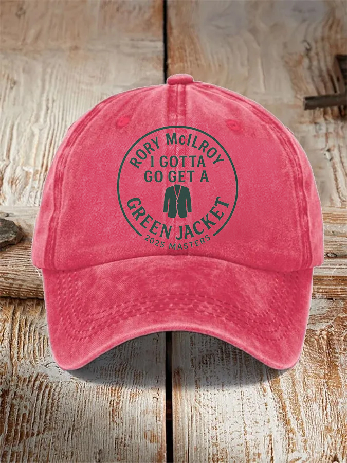 Golf Masters 2025 Rory McIlroy Print Hat
