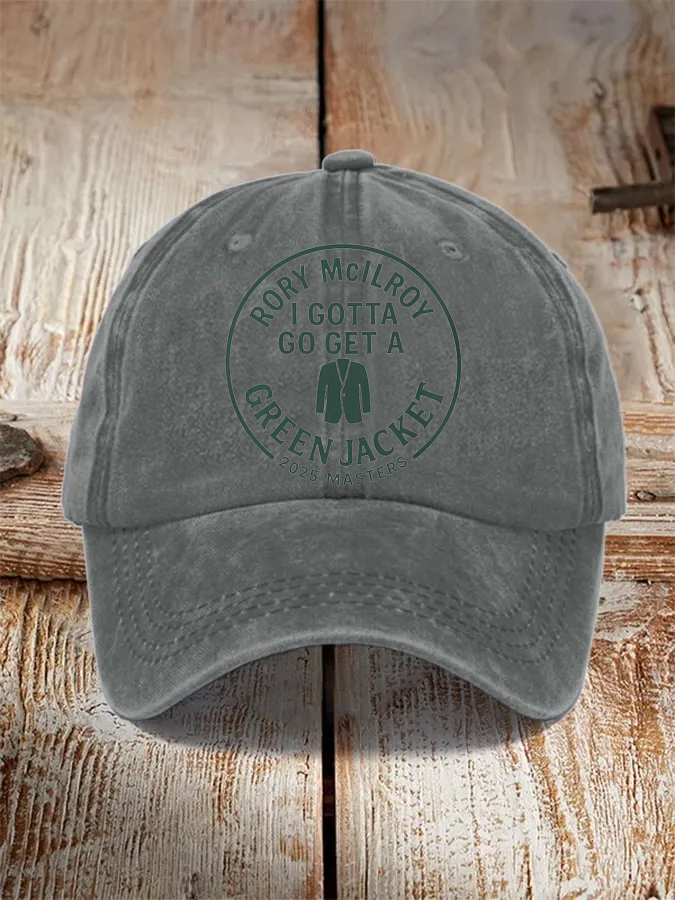 Golf Masters 2025 Rory McIlroy Print Hat