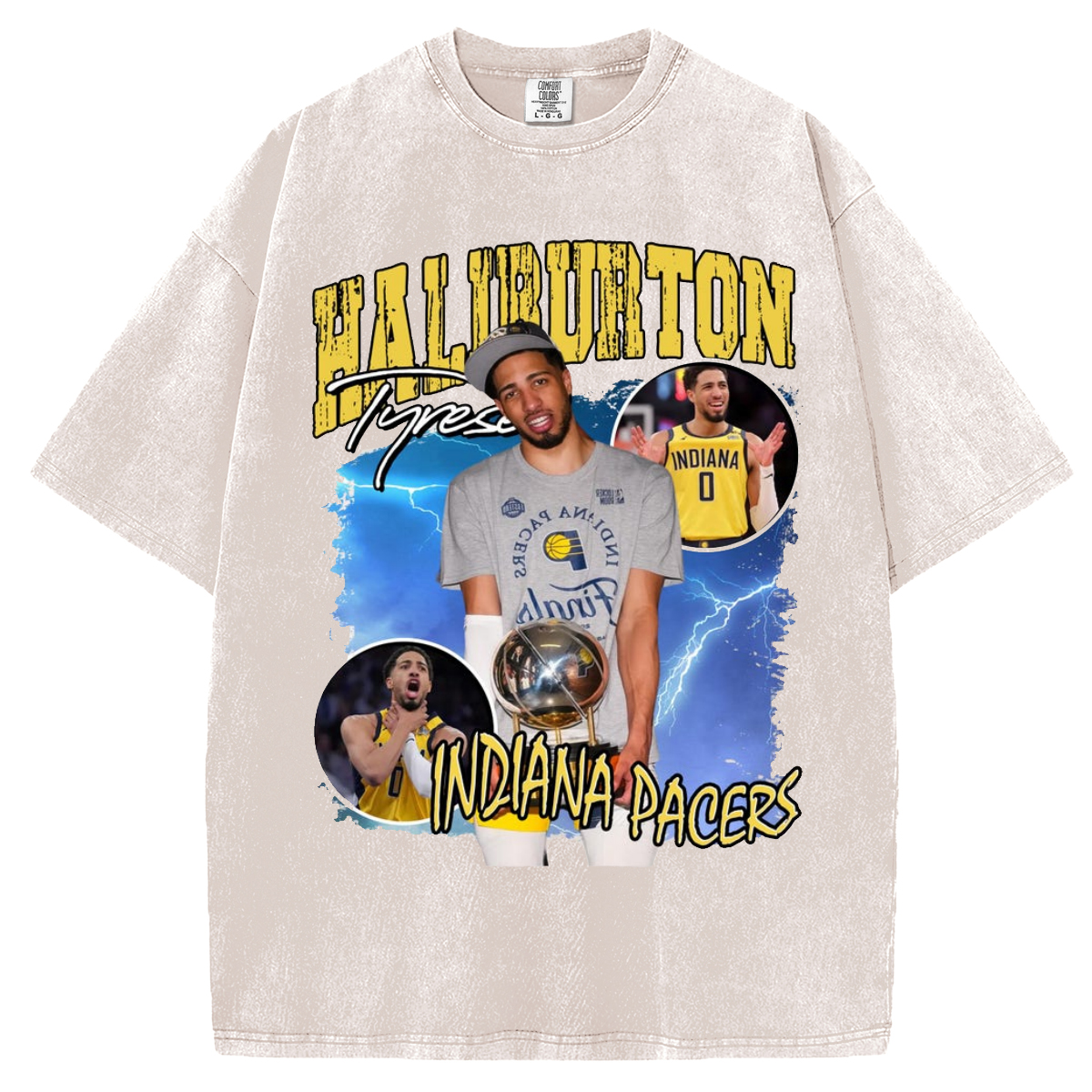 Tyrese Haliburton Champs 2025 With Indiana T-shirt/Sweatshirt
