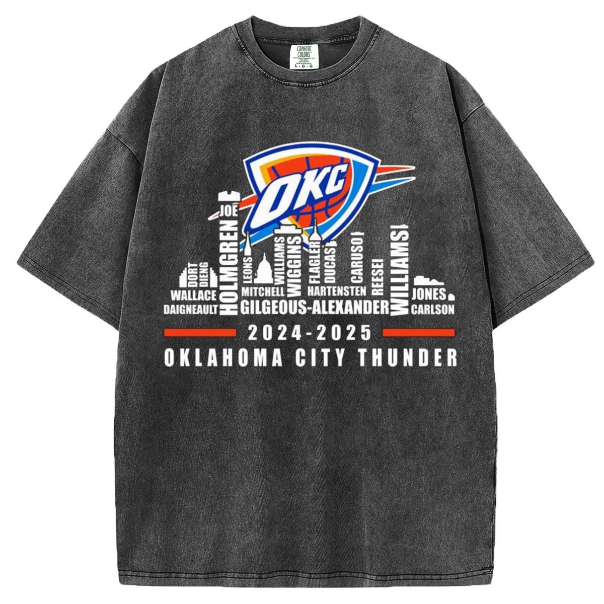 Thunder 2025 Roster T-shirt/Sweatshirt