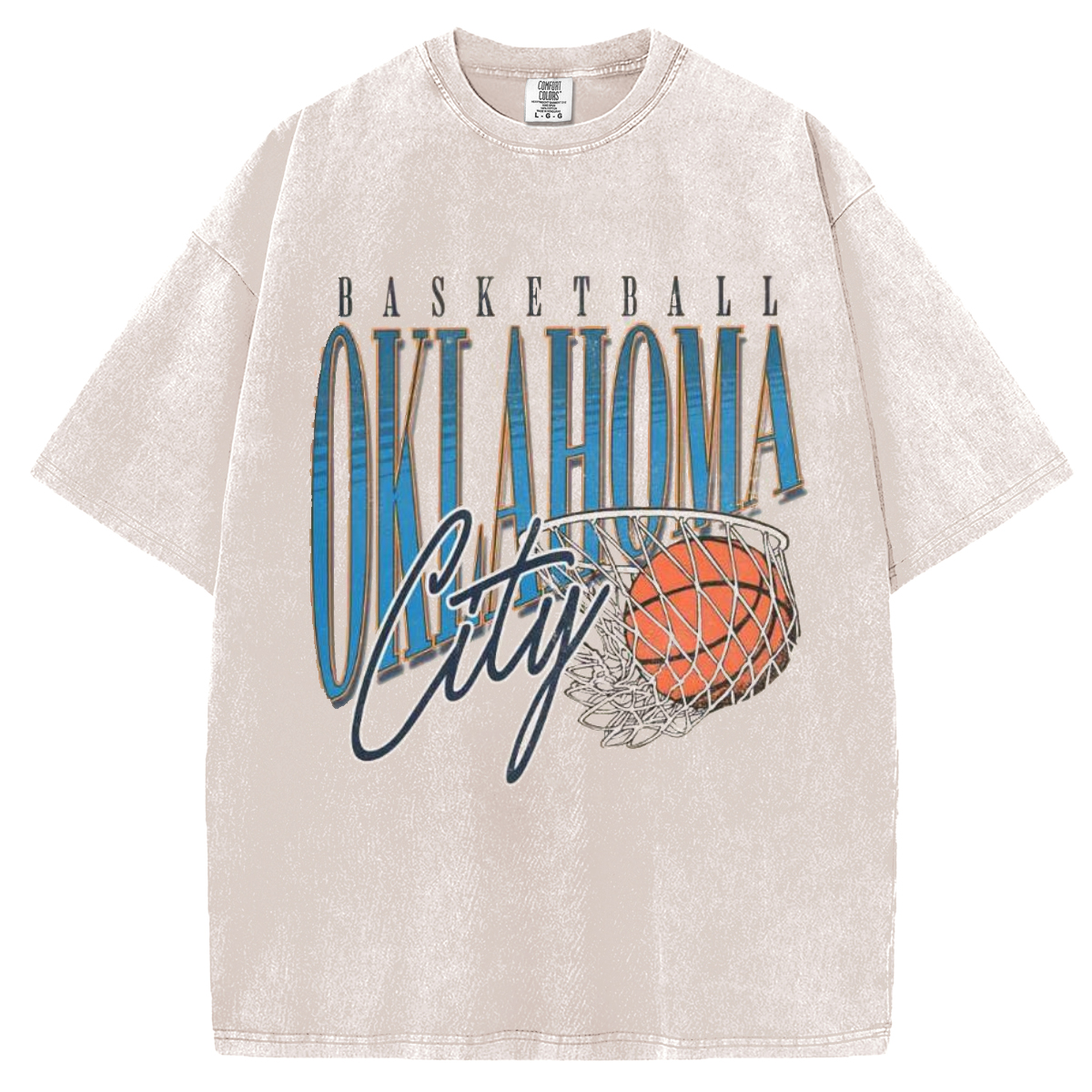 Retro OKC Basketball T-shirt/Sweatshirt