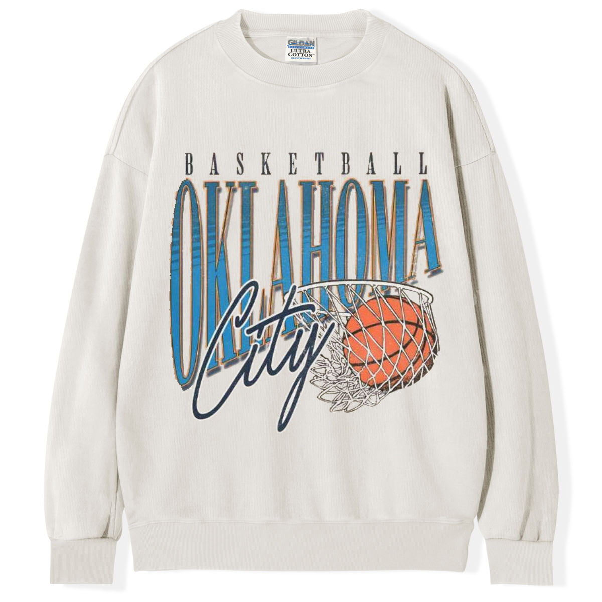 Retro OKC Basketball T-shirt/Sweatshirt
