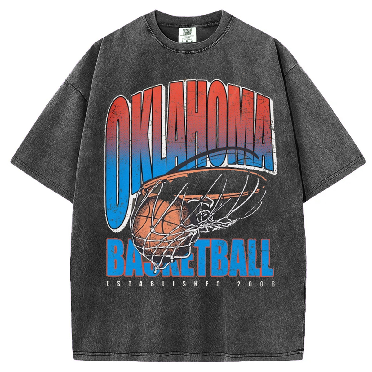 Oklahoma Basketball Vintage Style T-shirt/Sweatshirt