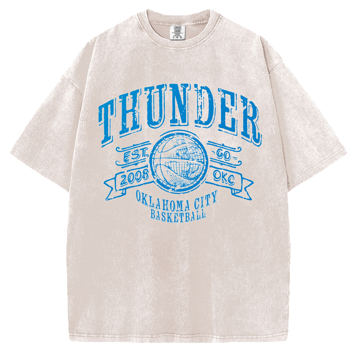 Thunder Vintage Basketball T-shirt/Sweatshirt
