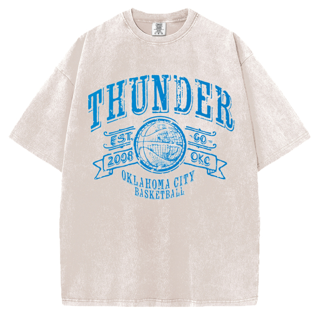 Thunder Vintage Basketball T-shirt/Sweatshirt