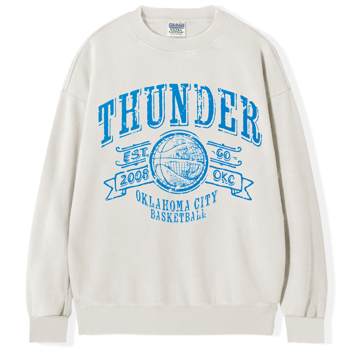 Thunder Vintage Basketball T-shirt/Sweatshirt