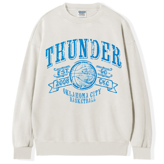 Thunder Vintage Basketball T-shirt/Sweatshirt