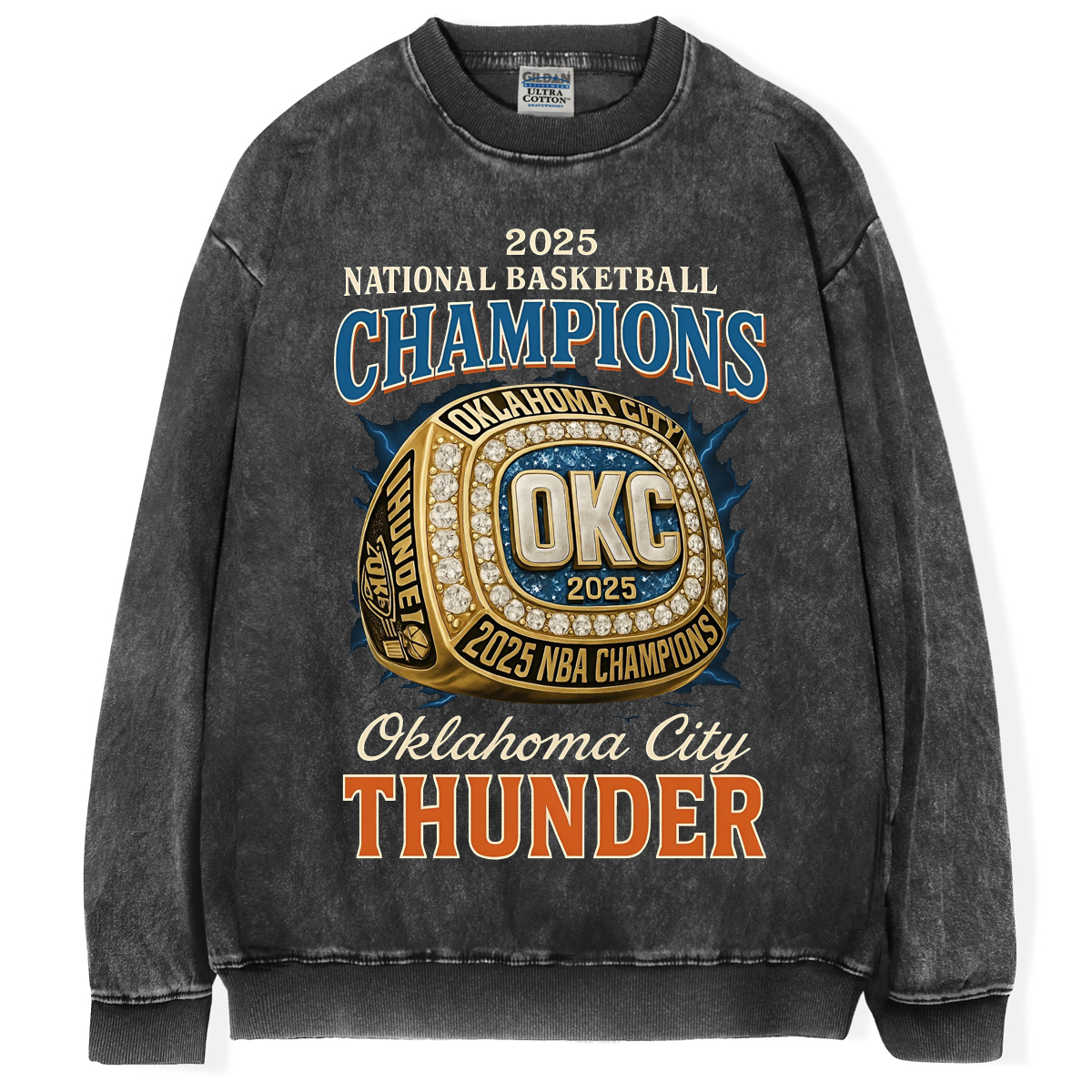 2025 NBA Champions OKC Thunder T-shirt/Sweatshirt