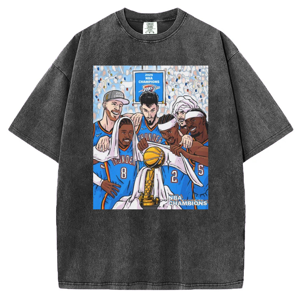 OKC Thunder 2025 NBA Champions T-shirt/Sweatshirt