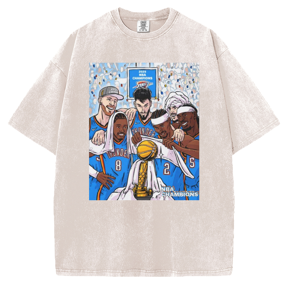 OKC Thunder 2025 NBA Champions T-shirt/Sweatshirt