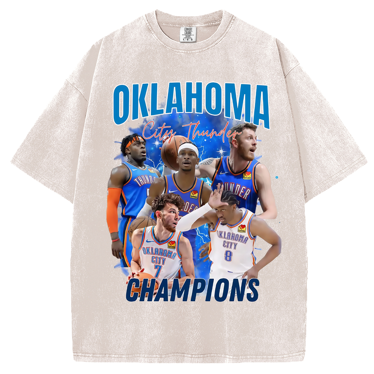 Oklahoma City Thunder Finals 2025 Champions T-shirt/Sweatshirt