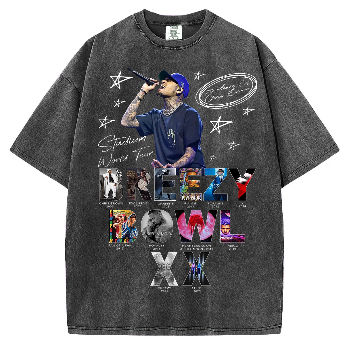 Chris Brown Breezy Bowl XX Tour T-shirt/Sweatshirt