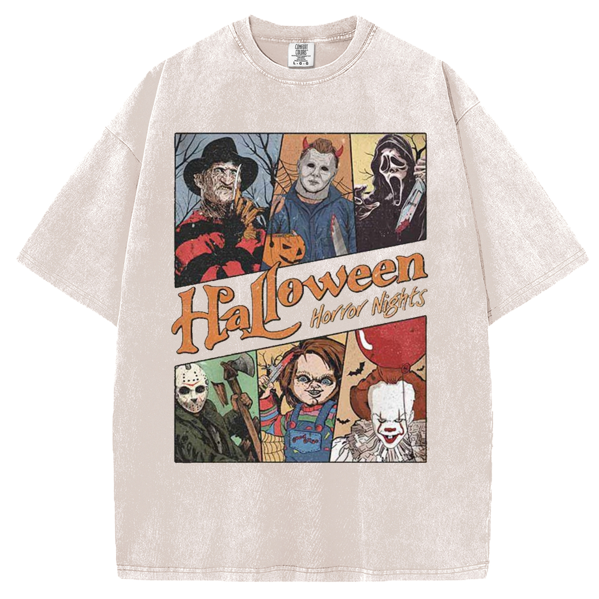 Retro Horror Characters Halloween T-shirt/Sweatshirt