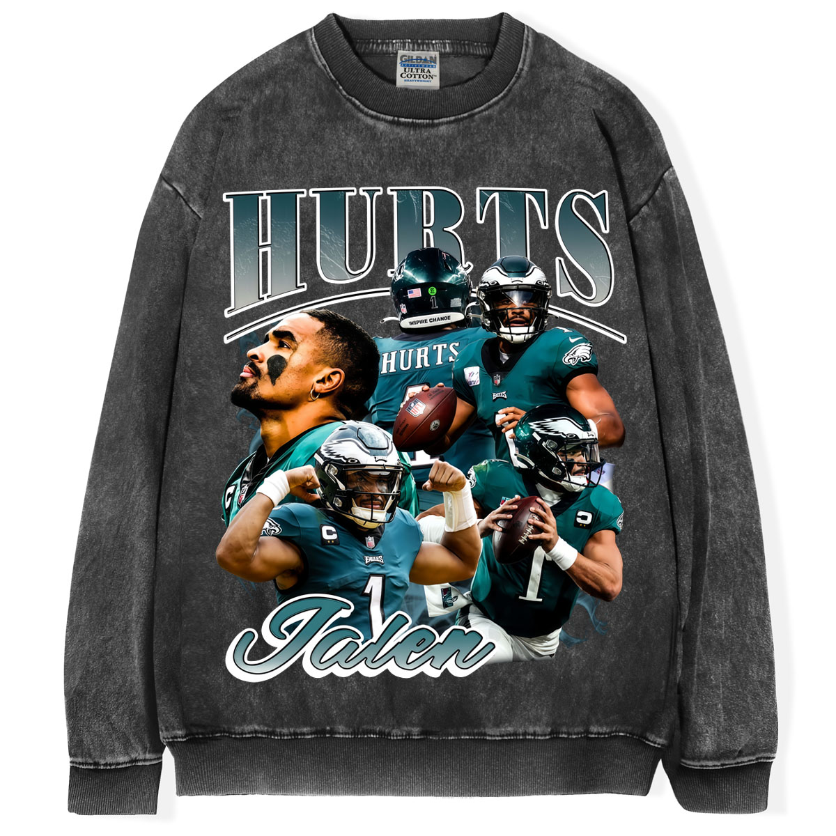 Vintage 90s Jalen Hurts T-Shirt/Sweatshirt