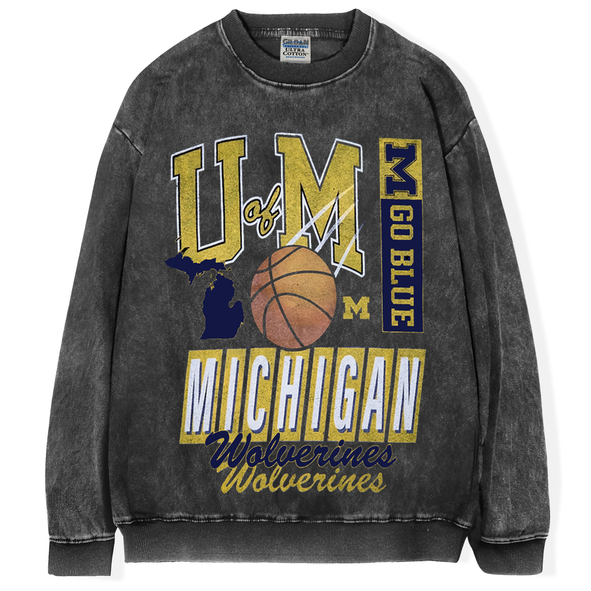 Michigan Wolverines Basketball T-Shirt/Sweatshirt
