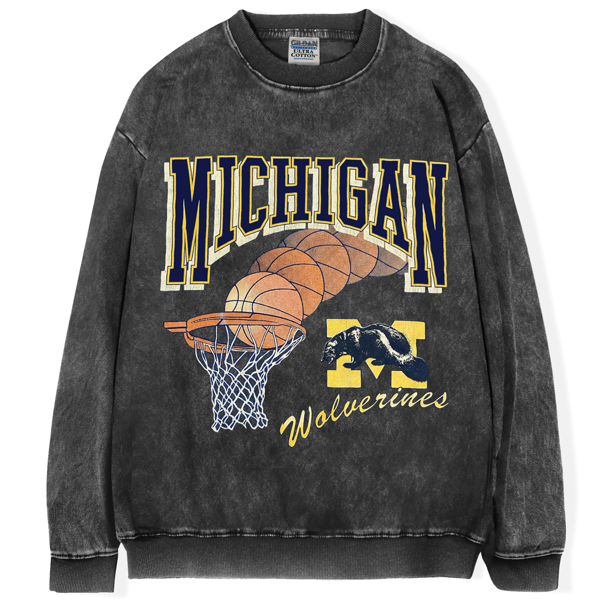 Vintage 90s Michigan Wolverines T-Shirt/Sweatshirt