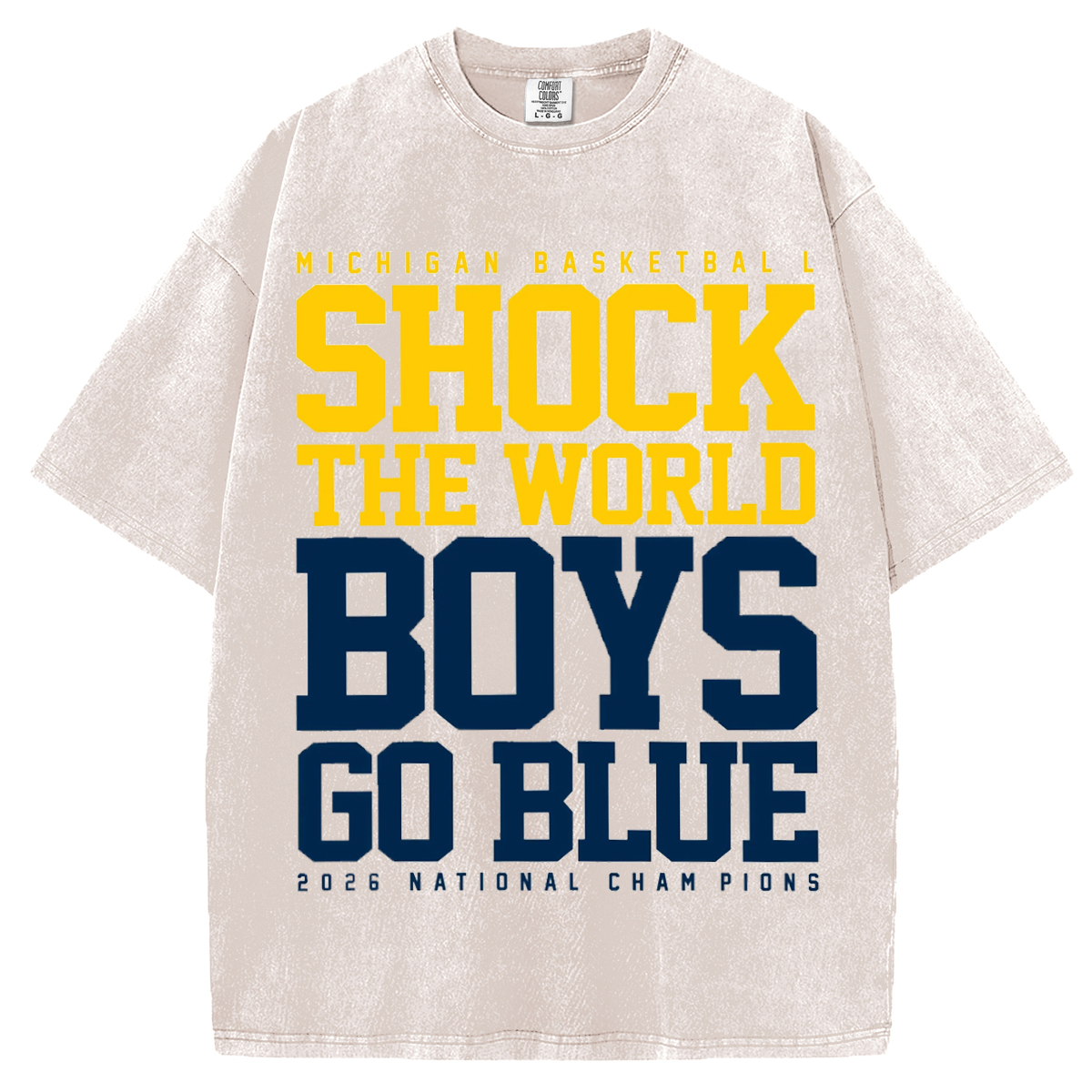 Shock the World Boys Go Blue T-Shirt/Sweatshirt