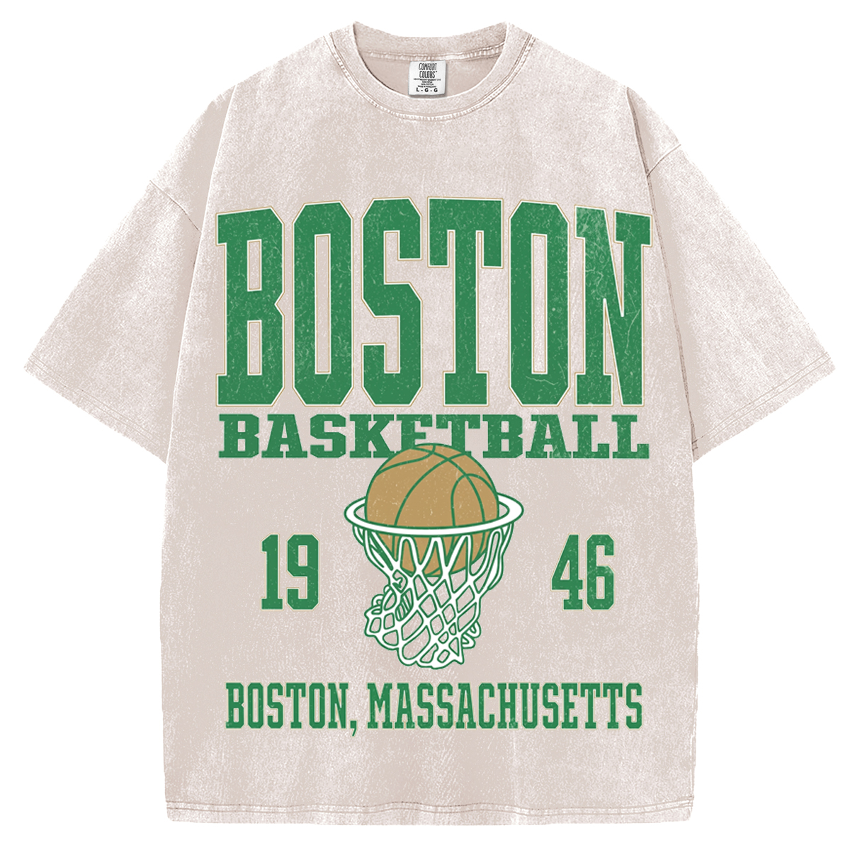 Vintage Comfort Colors Boston Basketball T-shirt/Sweatshirt