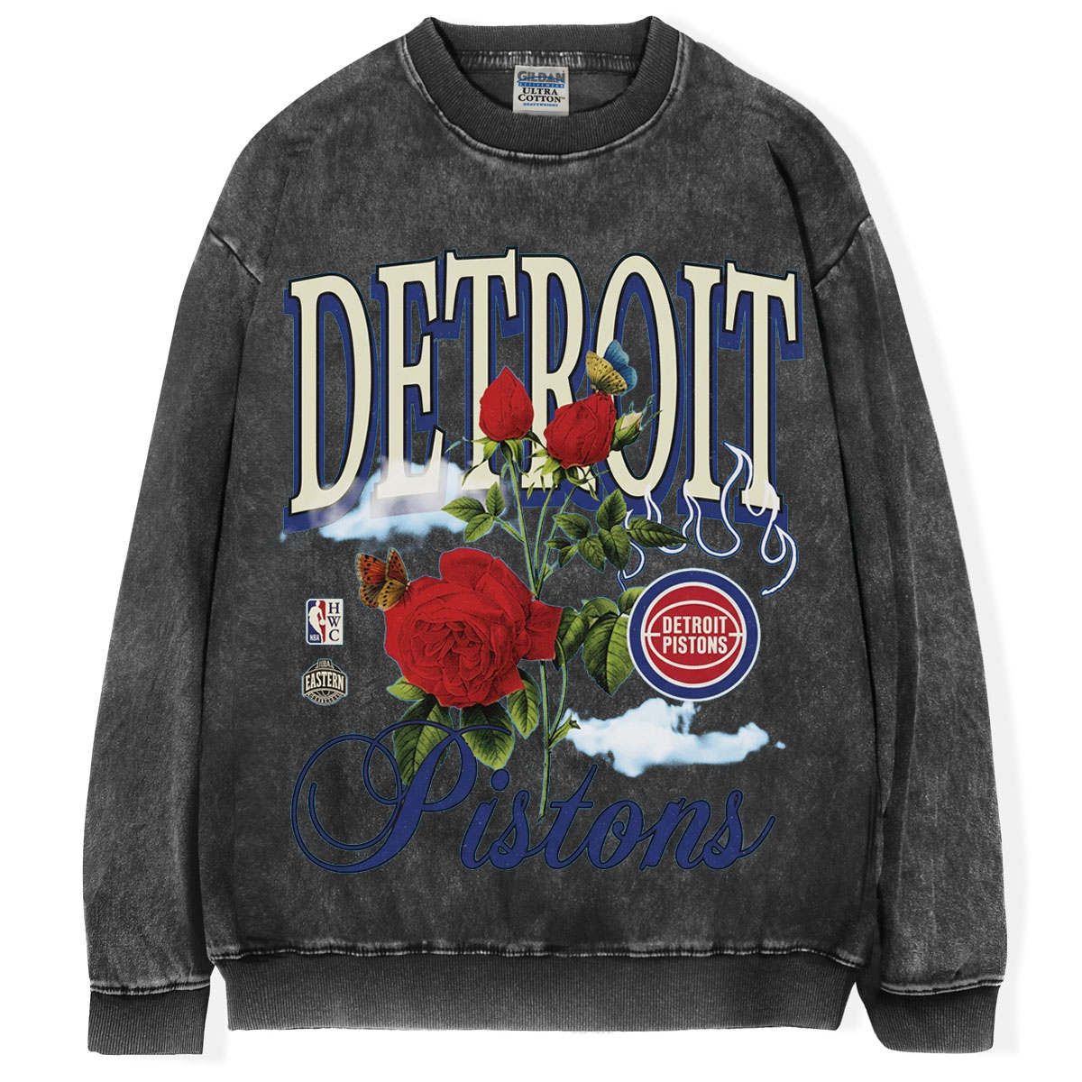 Detroit Pistons Floral T-shirt/Sweatshirt