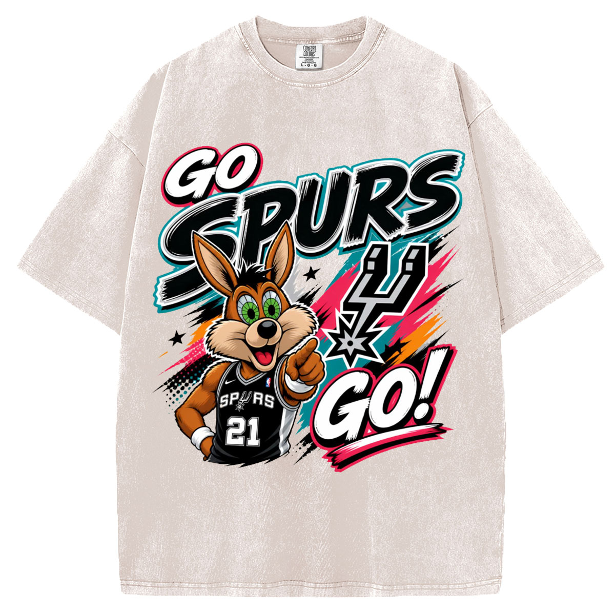 Retro Go Spurs Go T-shirt/Sweatshirt