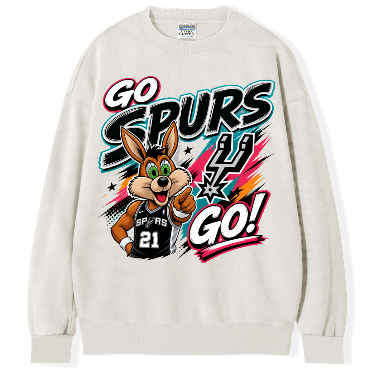 Retro Go Spurs Go T-shirt/Sweatshirt