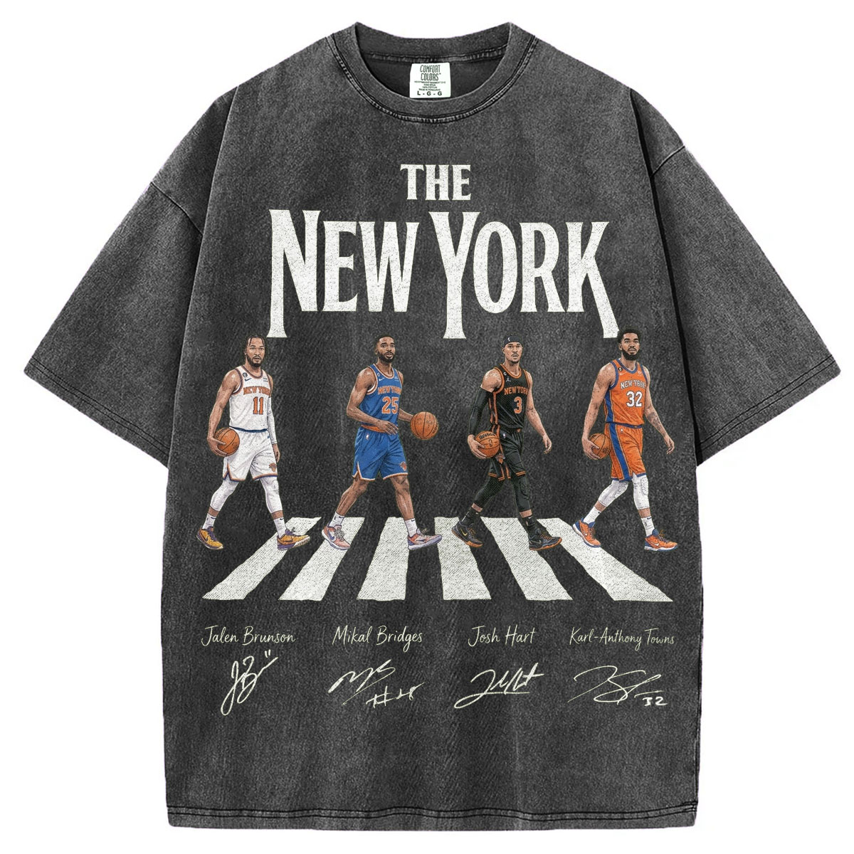 New York Basketball Walking Road Signatures T-shirt/Sweatshirt