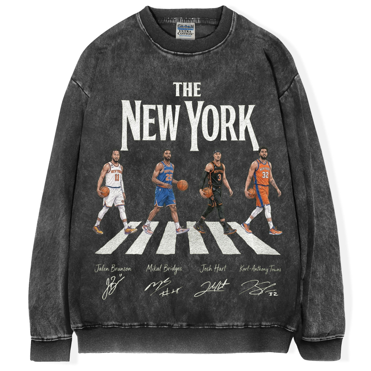 New York Basketball Walking Road Signatures T-shirt/Sweatshirt