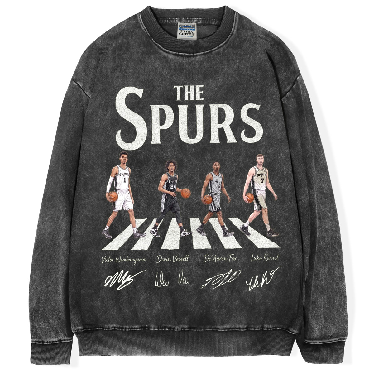San Antonio Basketball Walking Road Signatures T-shirt/Sweatshirt