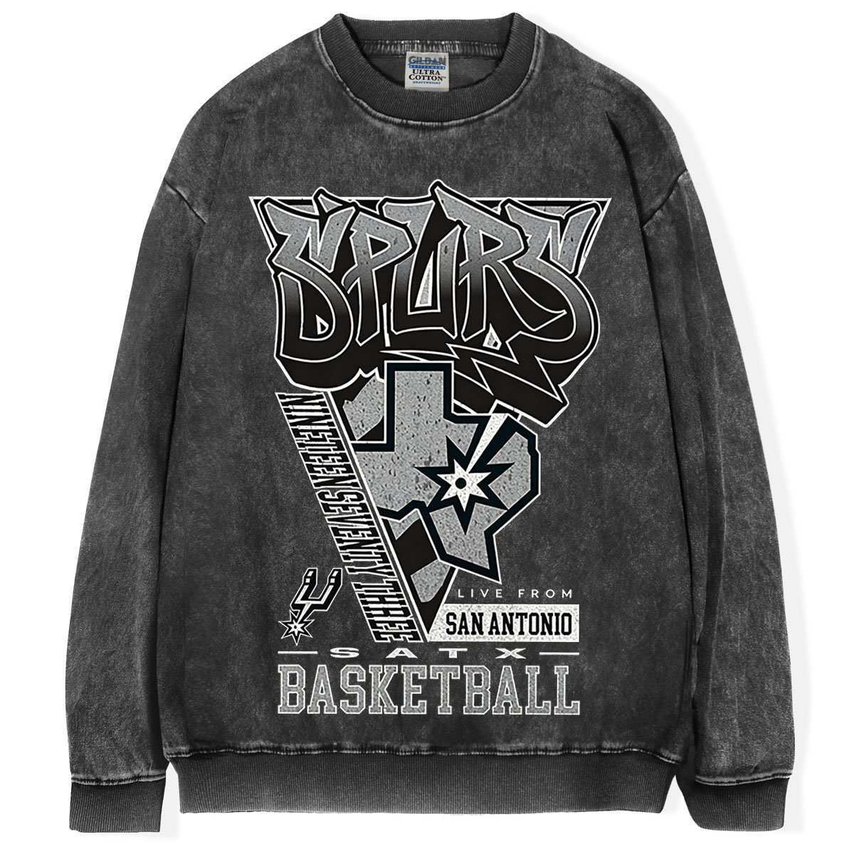 Spurs Vintage Basketball T-shirt/Sweatshirt