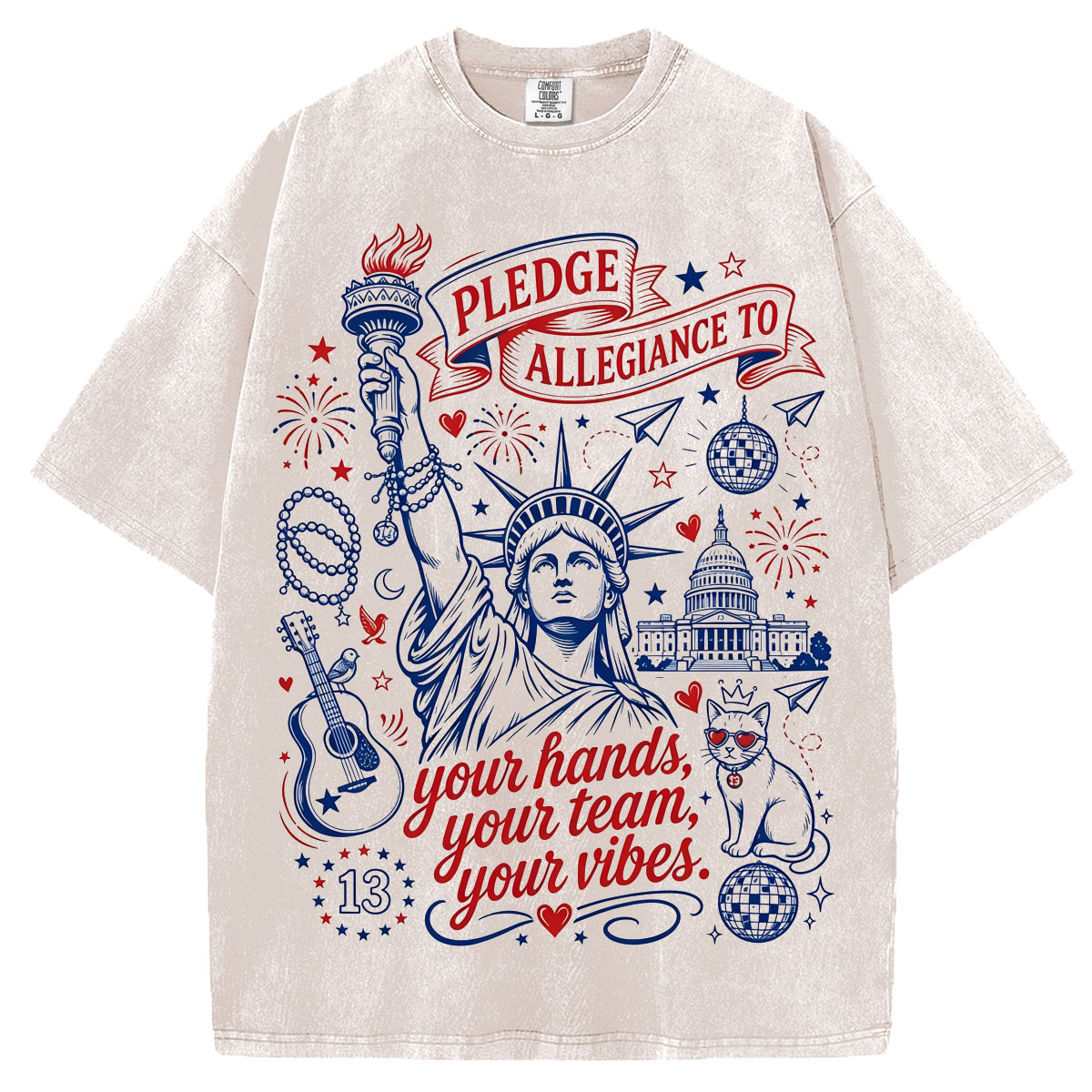 Comfort Colors Pledge Allegiance T-Shirt/Sweatshirt
